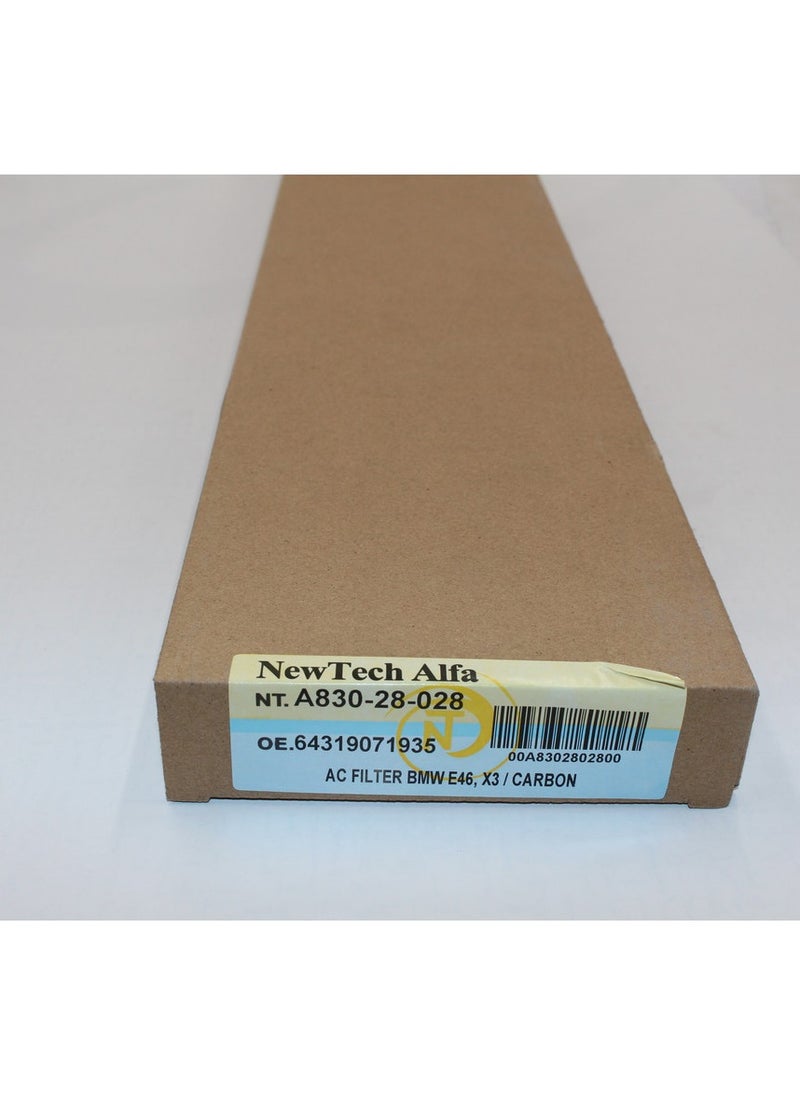 NEWTECH ALFA - AC FILTER BMW E46, X3 / CARBON - Image 1
