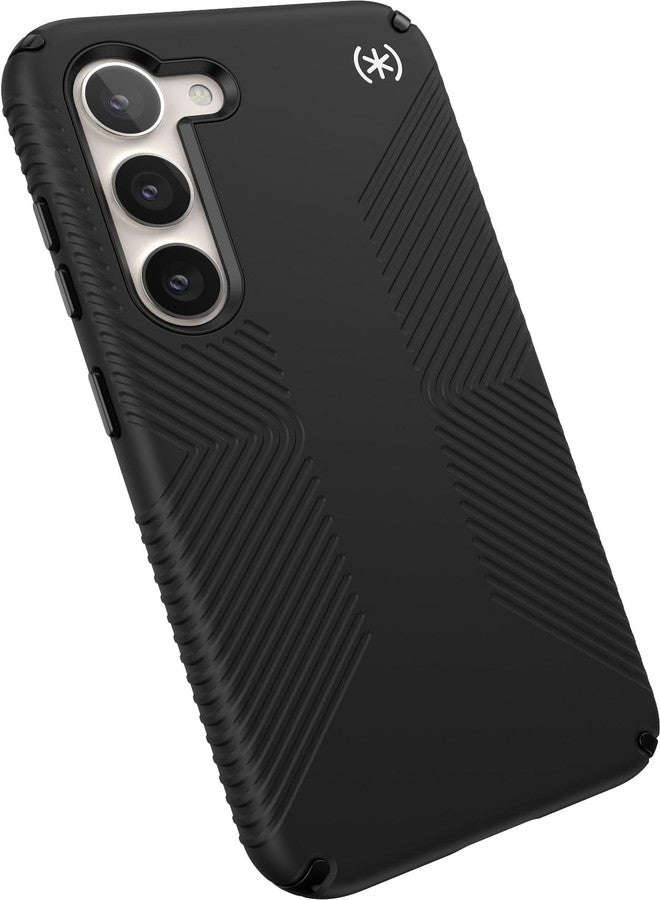 Speck Presidio 2 Grip Samsung Galaxy S23 Case - Drop & Camera Protection, Soft-Touch Secure Grip, Wireless Charging Compatible, Shock Absorbant, Galaxy S23 Case - Black - Image 1