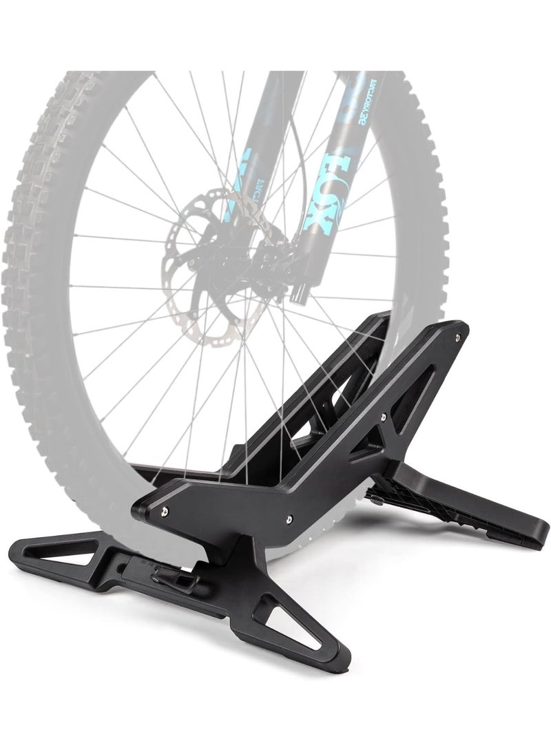 Bukela Bike Floor Stand, Bicycle Parking Stand Fit 16"-29" Wheel, Adjustable Bike Floor Rack Stand for all 30-80mm Wide Tires - Image 1