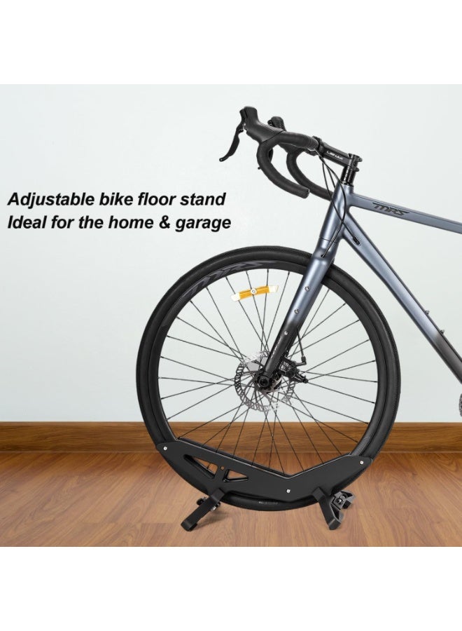 Bukela Bike Floor Stand, Bicycle Parking Stand Fit 16"-29" Wheel, Adjustable Bike Floor Rack Stand for all 30-80mm Wide Tires - Image 3