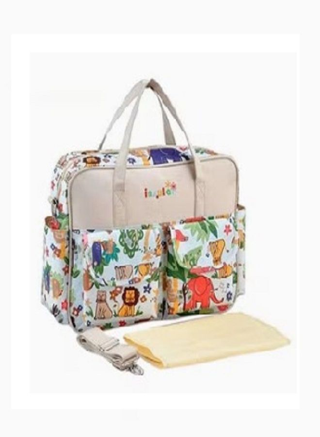 Captaintech Multifunctional Animal Print Travel Nappy Bag With High-Quality Material  - Image 1