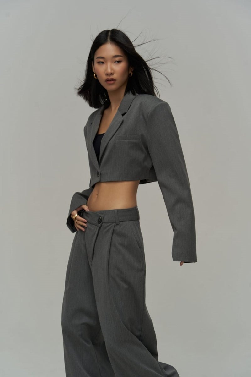 Mai Edwin Smoked Cross Trouser-Jacket Set  - Image 5