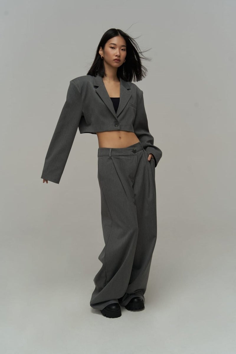 Mai Edwin Smoked Cross Trouser-Jacket Set  - Image 4