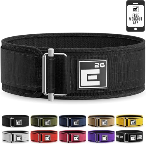 Element 26 Self-Locking Weight Lifting Belt Premium Weightlifting Belt for Serious Functional Fitness,Olympic Lifting Athletes Lifting Support Deadlift Training Belt (XX-Large,Black),‎W6-YIZK-KIY9-$P - Image 1