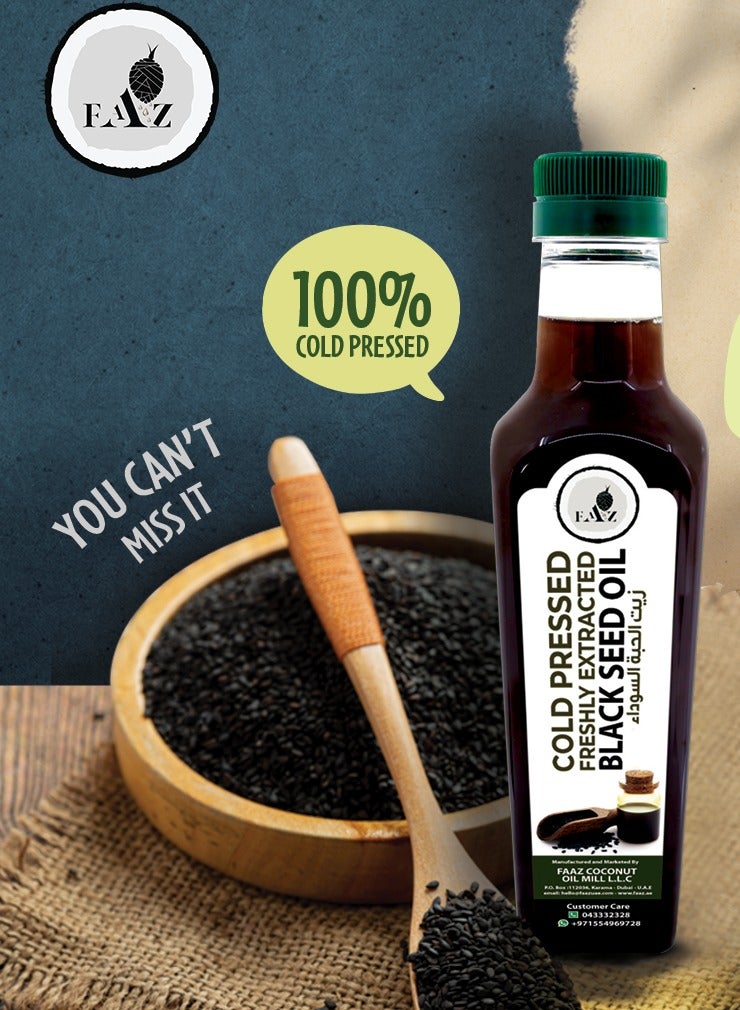 Faaz Cold Pressed Freshly Extracted Black Seed Oil - Image 3
