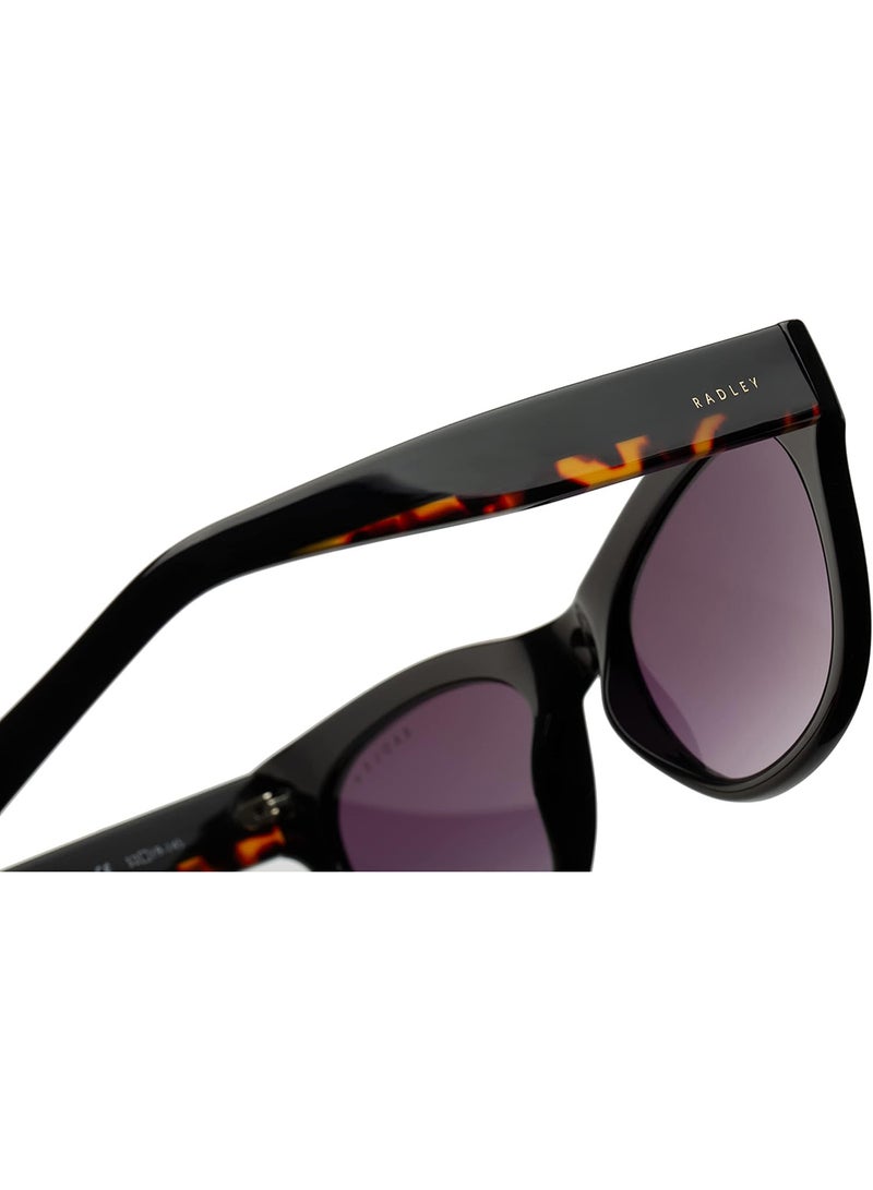 Radley نظارات شمسية قططية للنساء RDS-6508 بولاريد سوداء 52 مم - Image 4