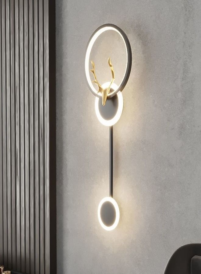 C&C Home Set of 2 Multipurpose Modern Style Indoor LED Droplight Long Tube Pendant Wall Lamp Decorative Wall Lights for Bedroom and Kitchen 20x67 cm - Image 3