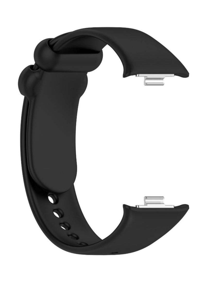 Beauenty 1PCS Silicone Strap for Xiaomi Mi Band 8 Pro Bracelet Soft Comfortable Durable TPU Wristband Replacement Sport Belt Smart Watch Accessories Adjustable Fitness Tracker Band for Men Women - Image 2