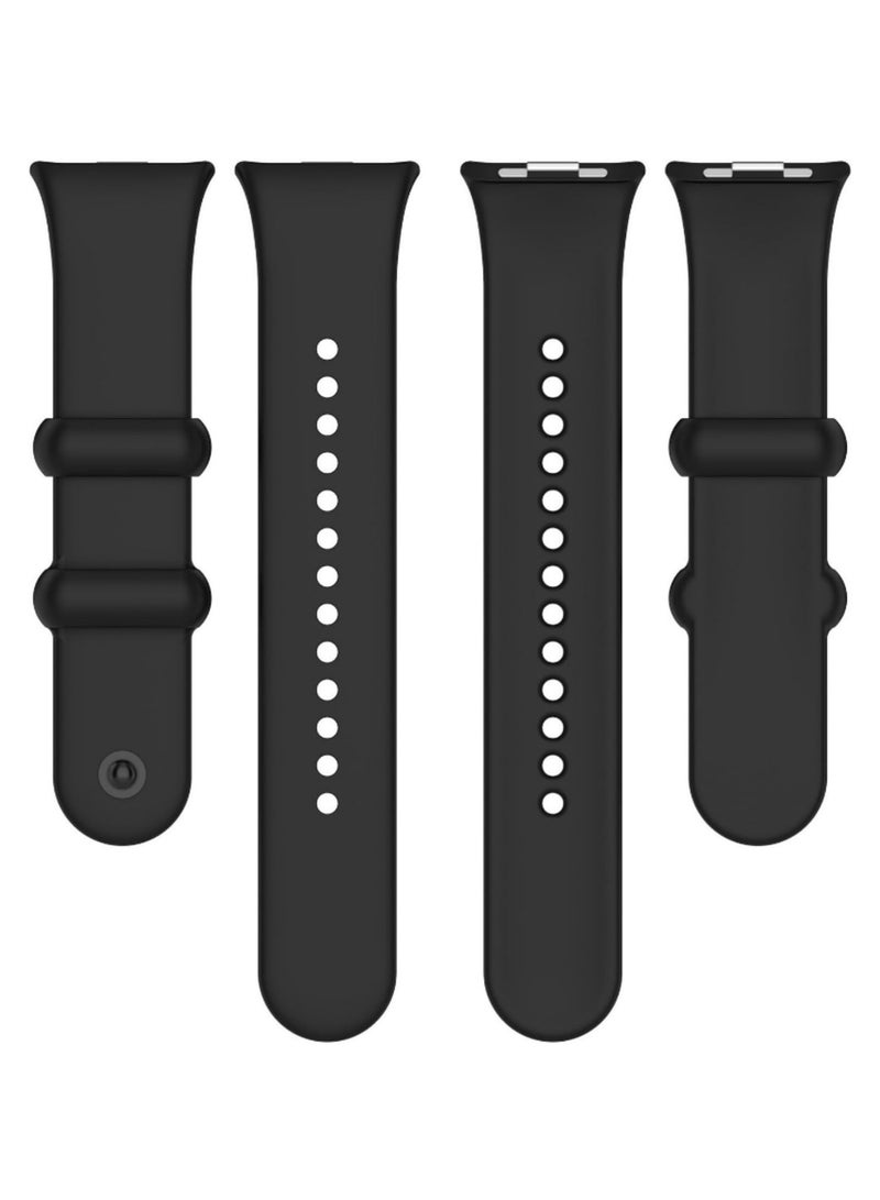 Beauenty 1PCS Silicone Strap for Xiaomi Mi Band 8 Pro Bracelet Soft Comfortable Durable TPU Wristband Replacement Sport Belt Smart Watch Accessories Adjustable Fitness Tracker Band for Men Women - Image 5