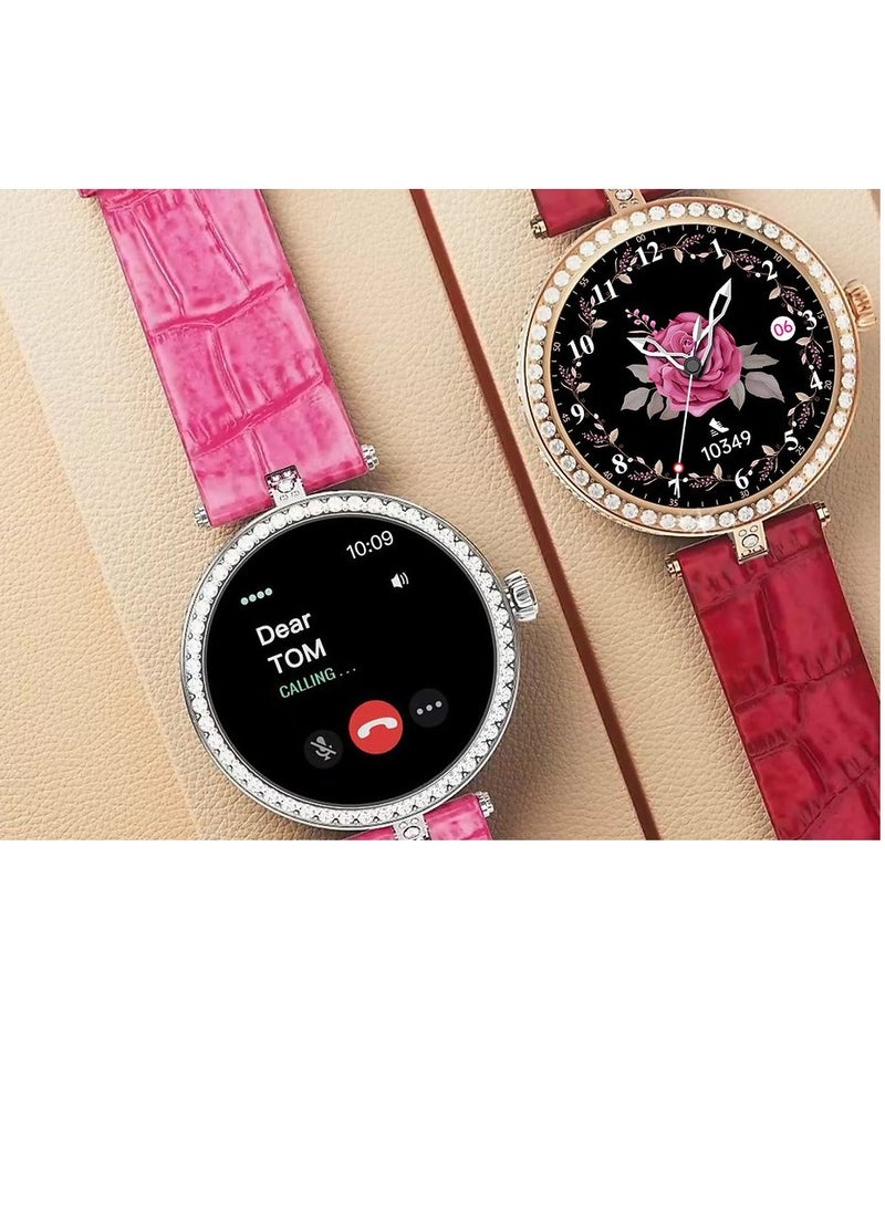 Haino Teko - Haino Teko Germany Stylish Smart Watch RW-21 for Girls and Women with Bluetooth Call, Heart Rate and Many More - Pink - Image 1