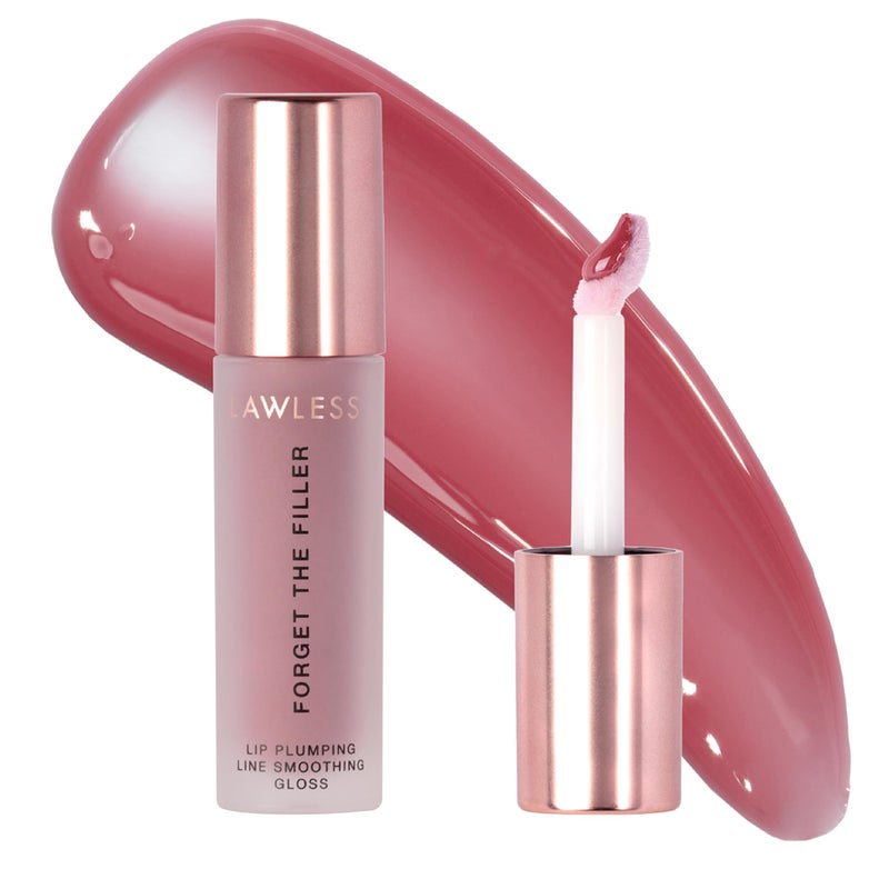 Lawless Women's Forget The Filler Lip Plumper Line Gloss, Velvet, Pink, 0.11 Fl Oz (Pack of 1) - Image 1
