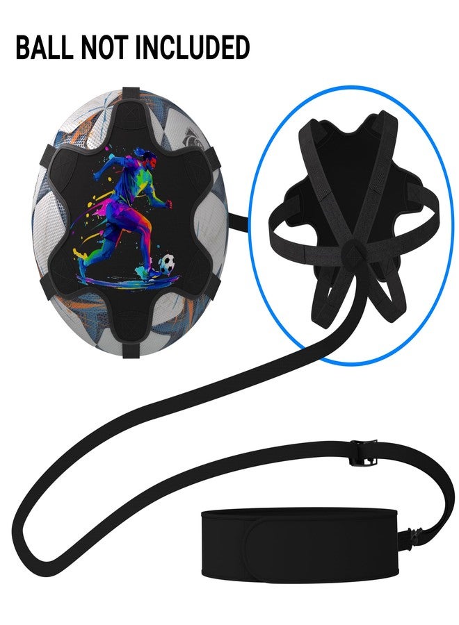 READAEER Soccer Training Equipment for Kids Adults, Adjustable Waist or Wrist Belt for Kicking and Passing Practice, no Waste time Picking up The Ball(Football is not Included) - Image 2