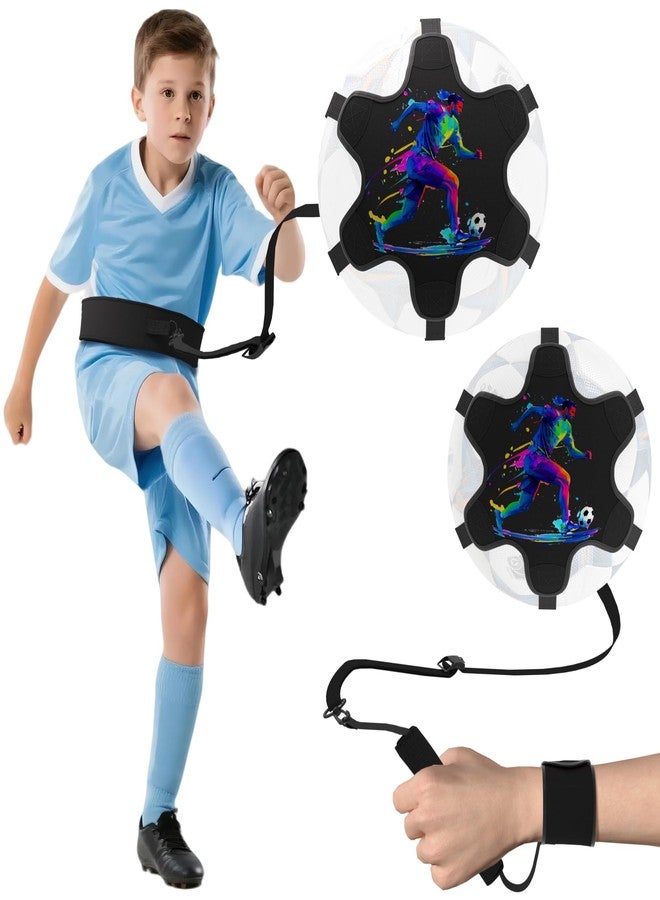 READAEER Soccer Training Equipment for Kids Adults, Adjustable Waist or Wrist Belt for Kicking and Passing Practice, no Waste time Picking up The Ball(Football is not Included) - Image 1