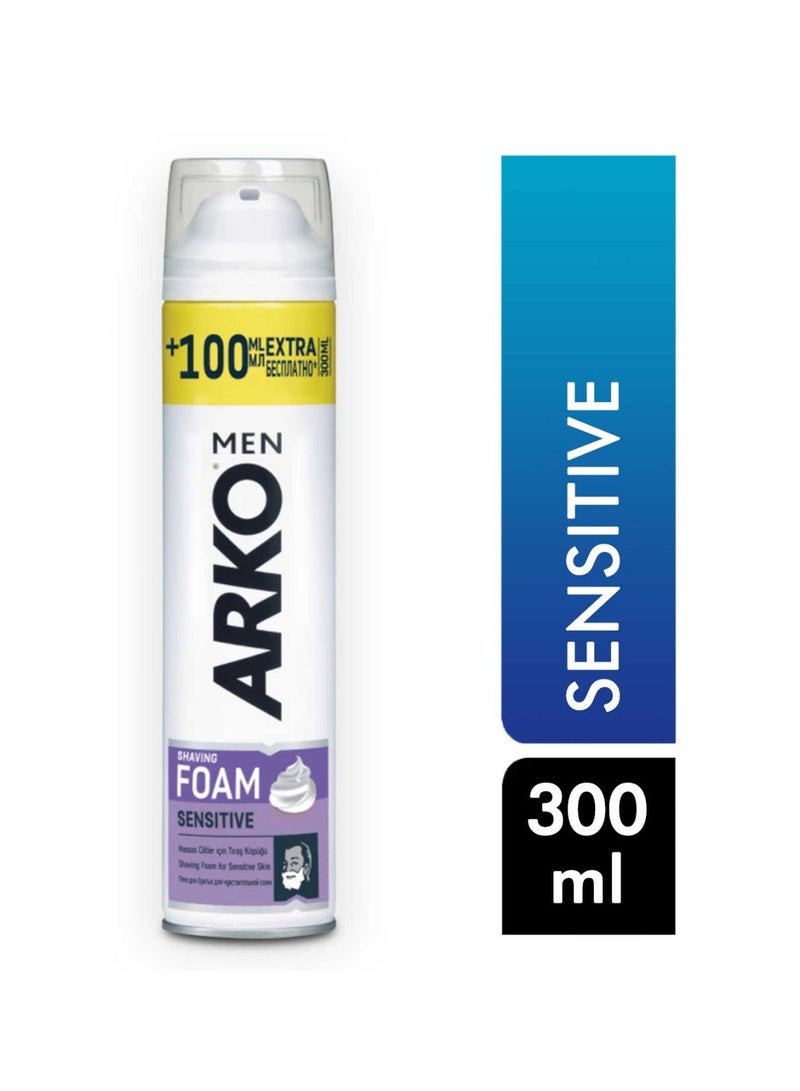 Arko Arco Shaving Foam for Sensitive Skin 300ml - Image 1
