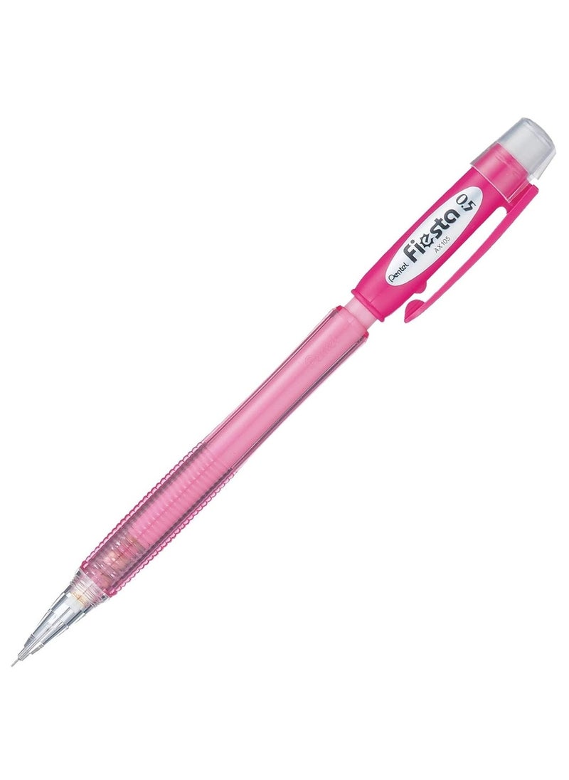 Pentel 10-Piece Fiesta Mechanical Pencil 0.5mm Tip Assorted Barrel Colours  - Image 4