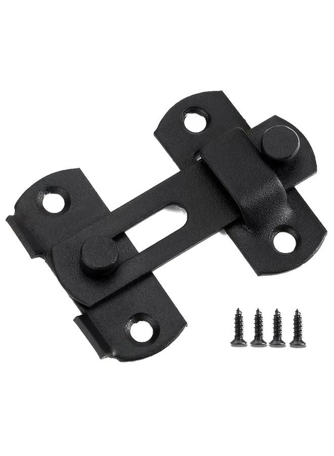2pcs Heavy Duty 3 Inch Door Latch 180 Degree Adjustable Anti Theft Sliding Door Buckle - Image 2