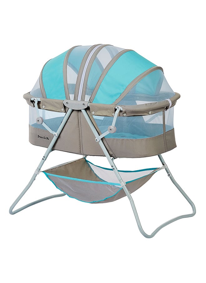 Dream On Me - Karley Bassinet - Blue/ Grey - Image 1