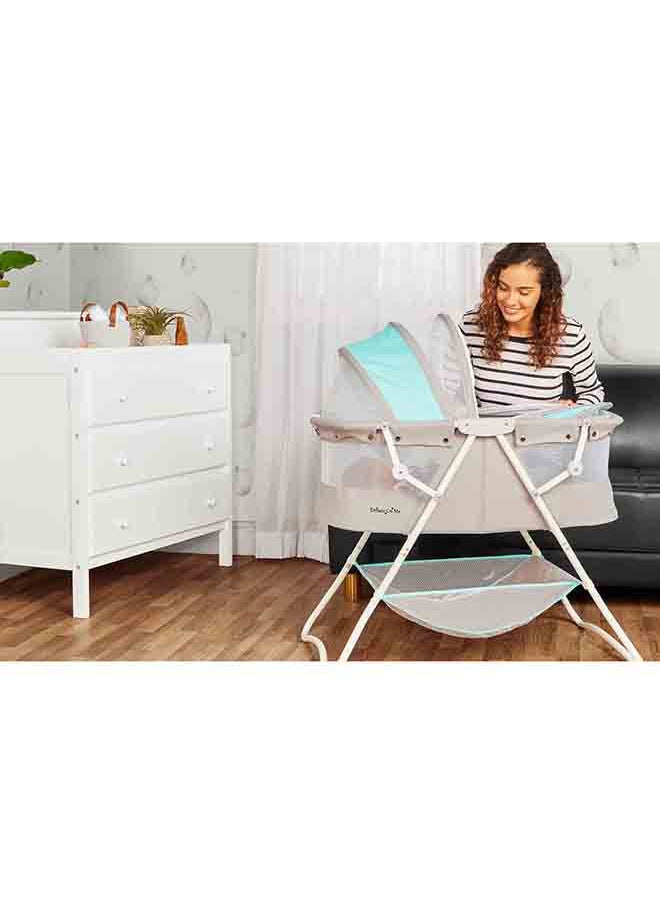 Dream On Me - Karley Bassinet - Blue/ Grey - Image 1