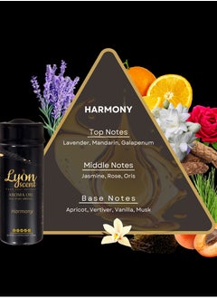 LYON SCENT Lyon Scent Aroma Oil, 100% Pure Oil, Perfume for Air Freshener, Diffuser Aroma, Fragrance Oil, Air Freshener Oil refill, Essential Scented Oil, Luxurious Scent (HARMONY)  - Image 3