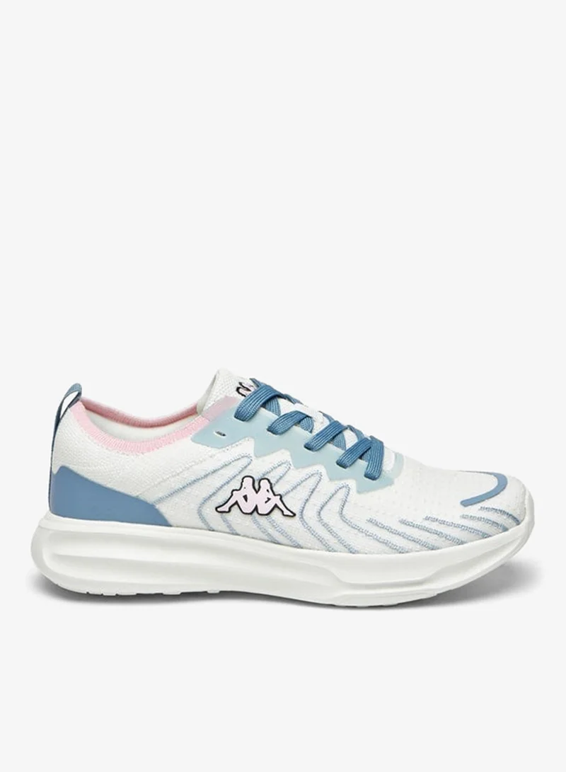 Kappa Women's Textured Walking Shoes with Lace-Up Closure
