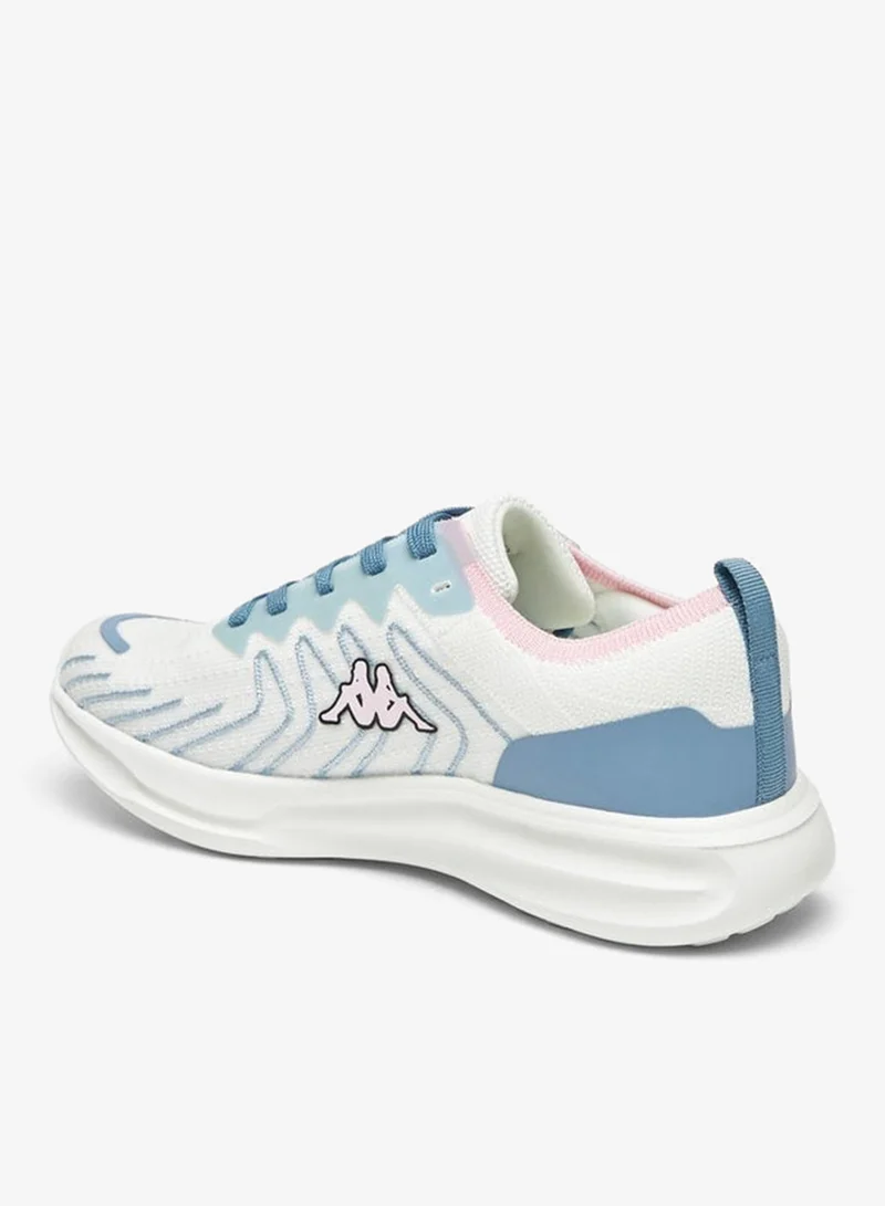Kappa Women's Textured Walking Shoes with Lace-Up Closure