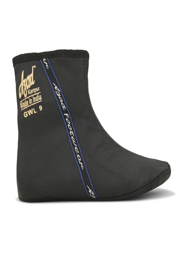 آذاد جوارب جلدية للأطفال من آزاد للجنسين، مناسبة للأولاد والبنات | جوارب شتوية دافئة وعصرية | جوارب للأطفال (مقاسات: 3 سنوات، 4 سنوات، قياسي، أسود - بنقشة خروف) - Image 1