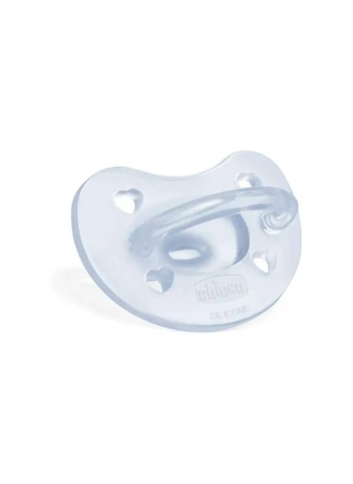 Chicco Physio Forma Soft Silicone Soother 0-6M 1Pc blue 