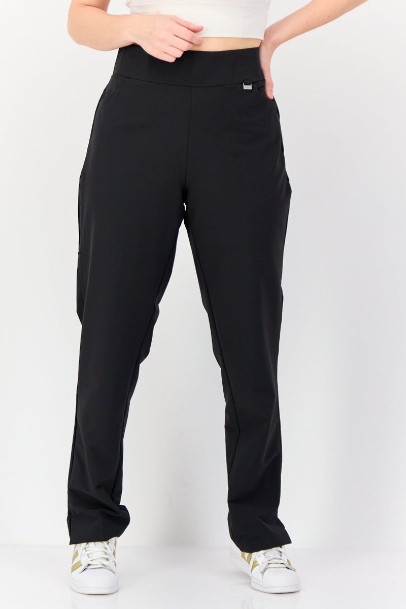 Greg Norman سروال جولف رياضي نسائي، أسود - Image 1