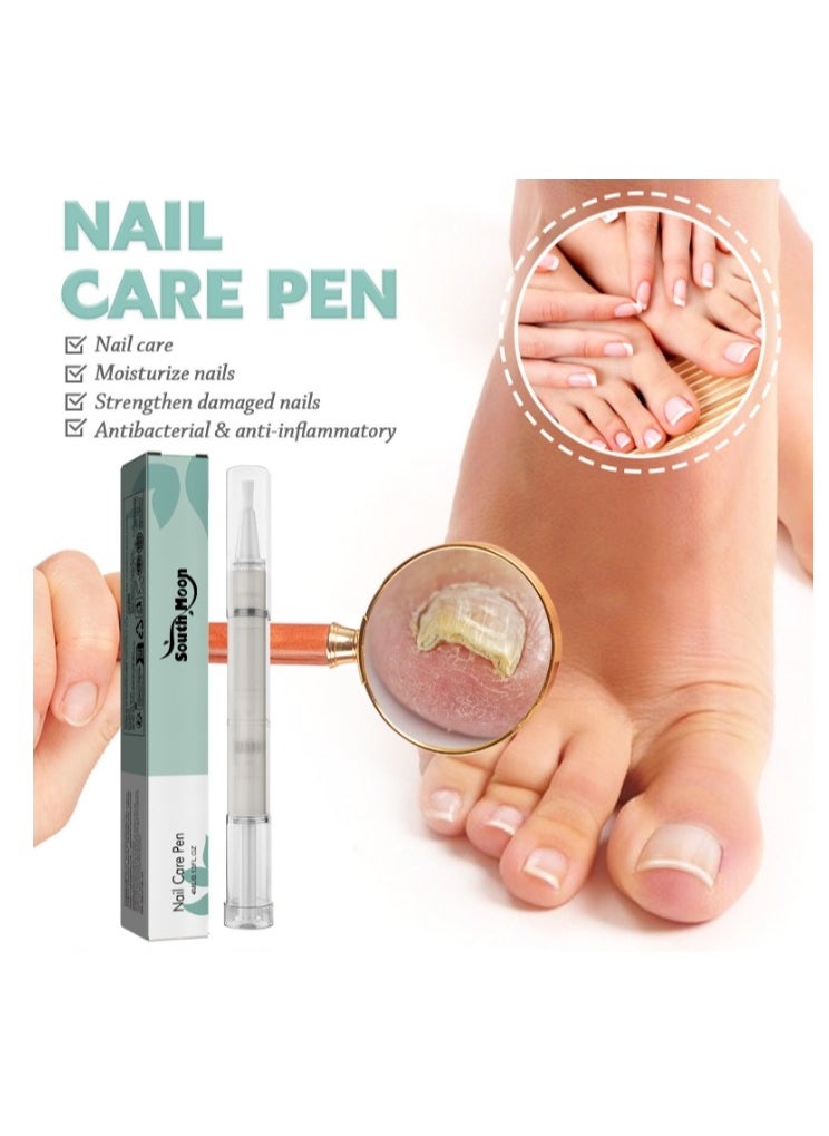SOUTH MOON Nail Care Pen Moisturize Strengthen Radiant Nails Fingernail Edge Manicures Nourishing Pen Cuticle Oil Nail Strengthener Prevent  Treat Nails Healthy Nail Pen Oil  - Image 2