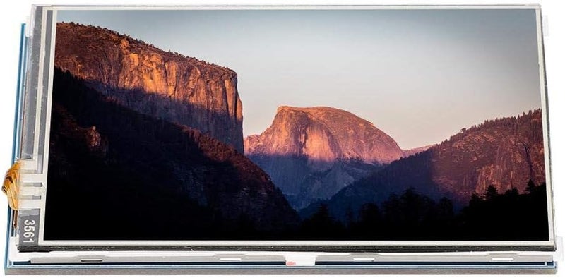 ويوبلز شاشة لمس LCD مقاس 3.5 بوصة، شاشة عرض LCD، أبعادها 3.36 × 2.19 بوصة، مناسبة لجهاز Raspberry Pi- - Image 1