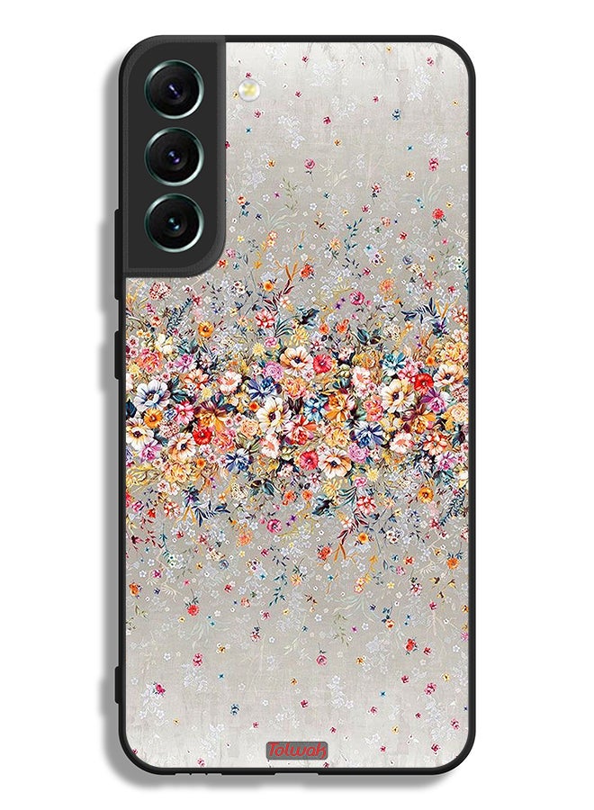 Tolwak Samsung Galaxy S22 Plus 5G Protective Case Cover Small Flowers Abstract Art - Image 3