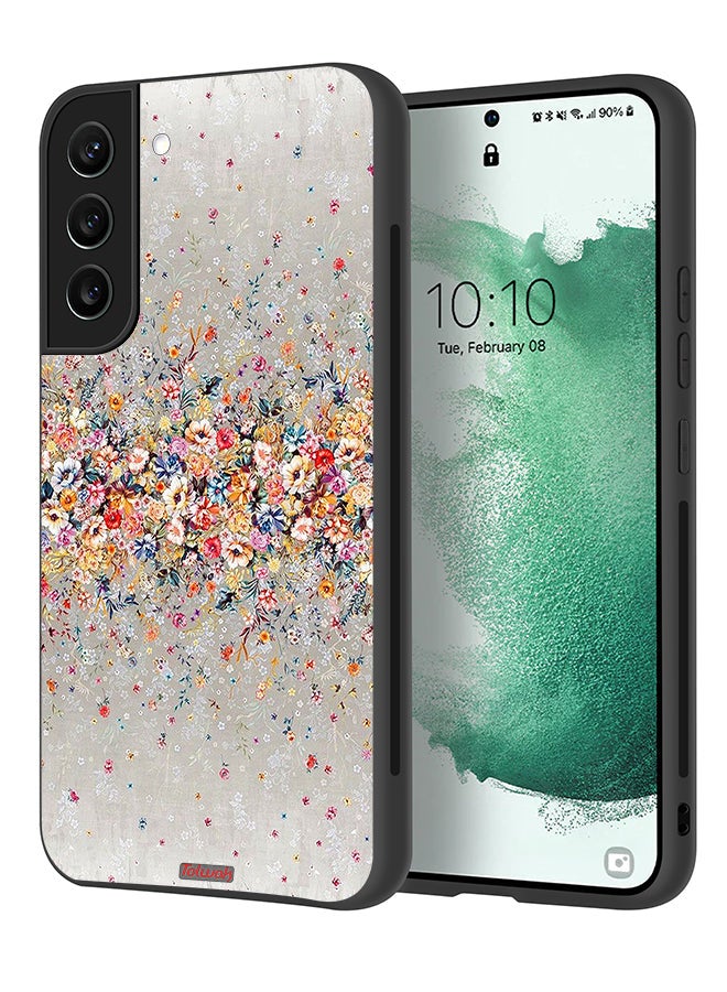 Tolwak Samsung Galaxy S22 Plus 5G Protective Case Cover Small Flowers Abstract Art - Image 1