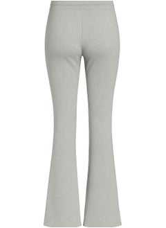 سوفت ستيبس STITCHED INTERLOCK BELL BOTTOM TROUSERS Grey S  - Image 2