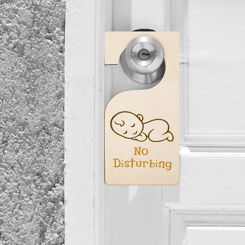 Patelai 25 Pieces Blank Wooden Clothing Rack Divider Closet Blank Organizers Hanger Separators Hanging Closet Divider with Marker Pen for Home Nursery Clothes - Image 5