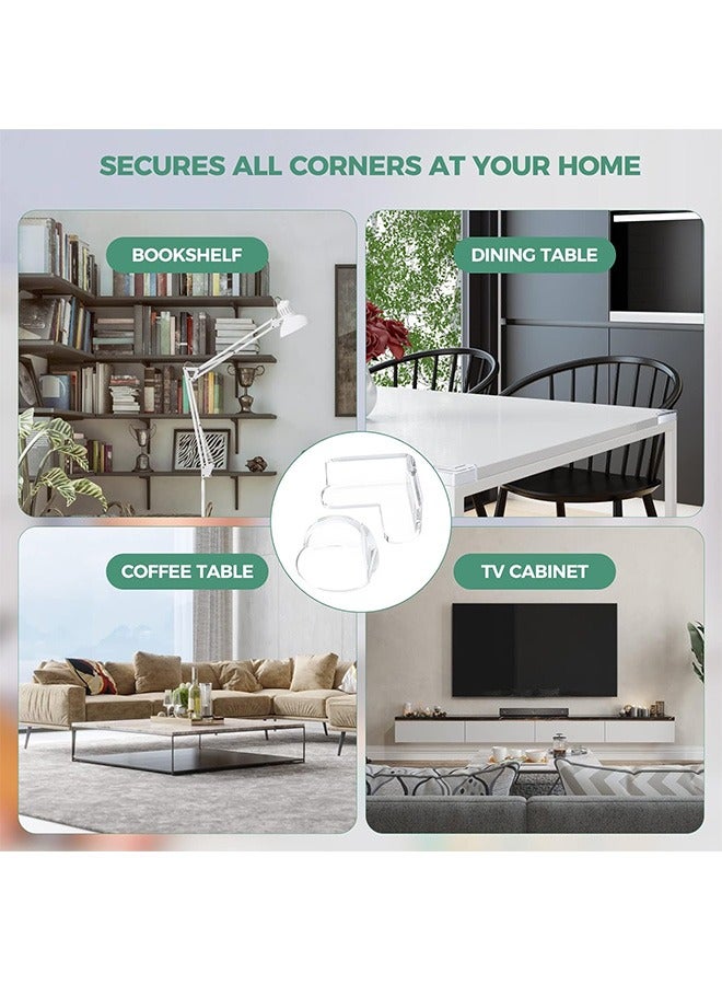 12Pcs Corner Protectors, Baby Proofing Corners and Edges, Baby Corner Protector Guards with Strong Adhesion, Furniture Corner Guard & Edge Safety Bumpers Clear - Image 4
