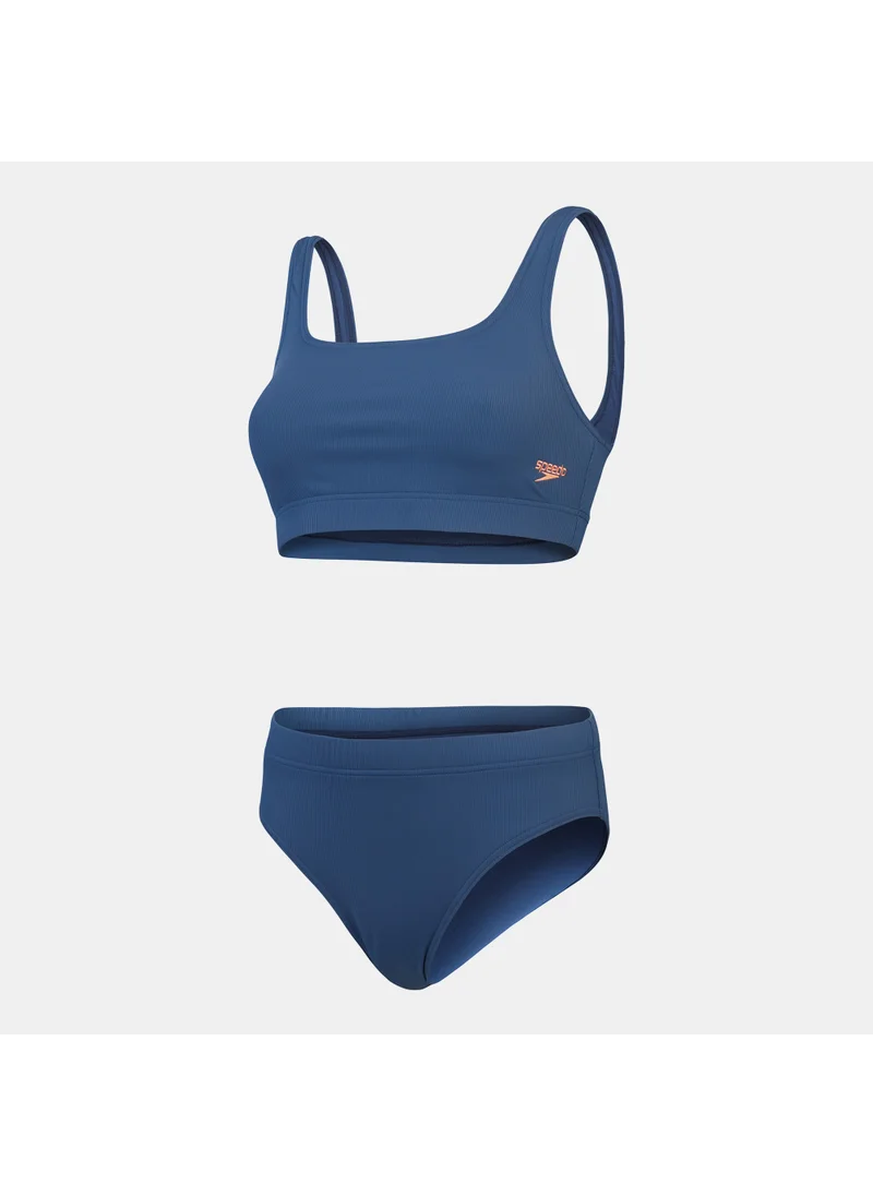 speedo Women's Textured U-Back 2-Piece Bikini Set
