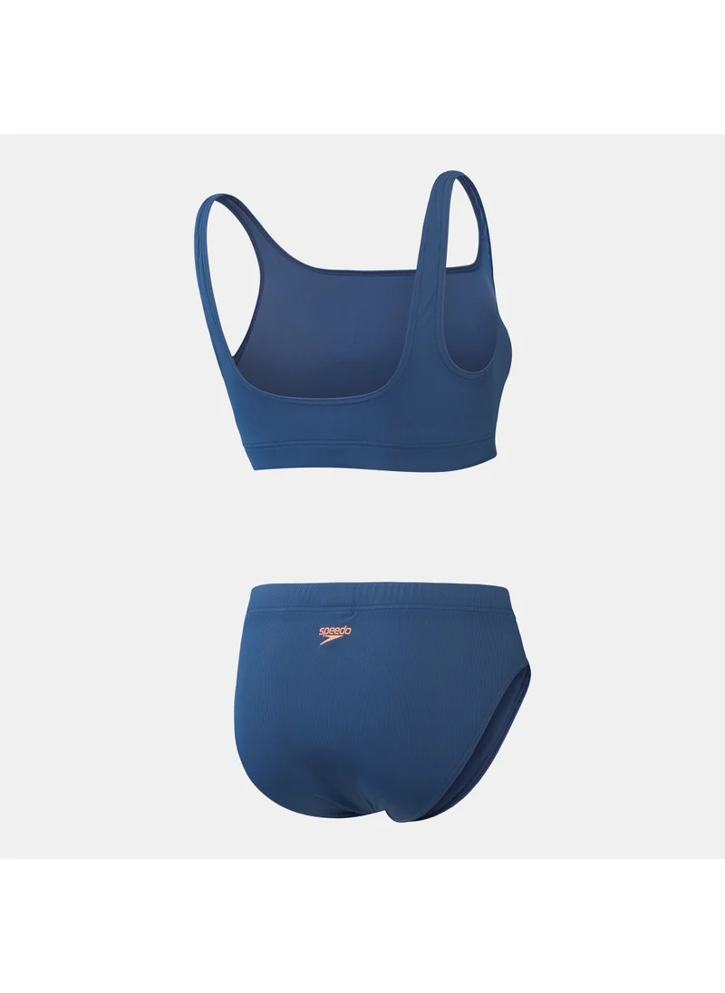 speedo Women's Textured U-Back 2-Piece Bikini Set