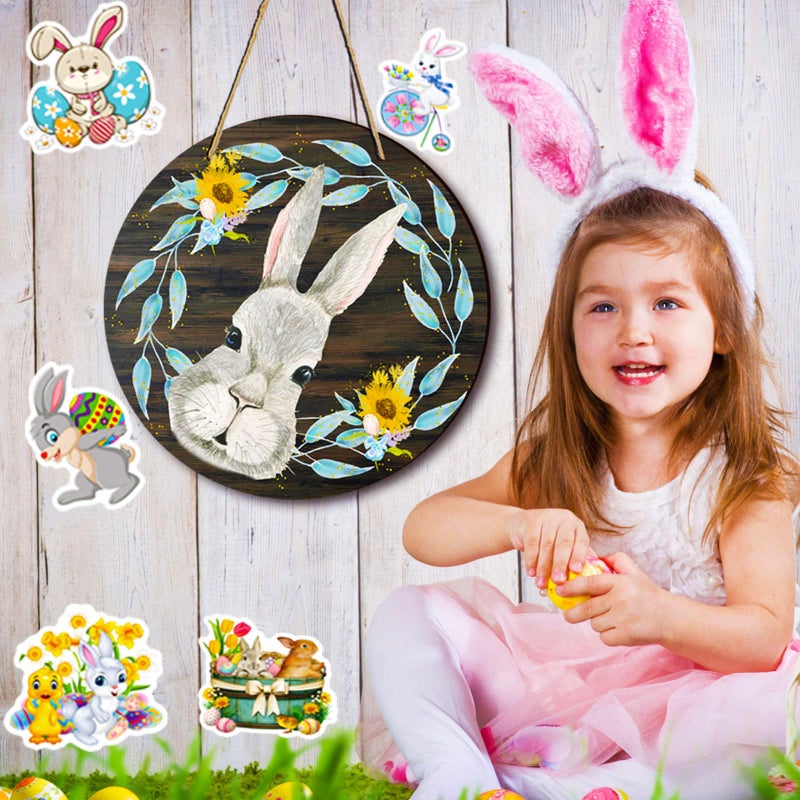DothRayan 200Pcs Easter Stickers for Water Bottles, Easter Egg Bunny Stickers for Kids Teens Girls Adults, Vinyl Waterproof Sticker for Laptop, Phone - Image 5