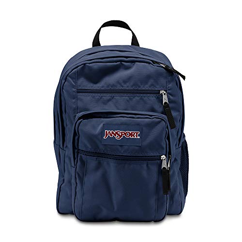 JanSport Big Laptop Backpack for College - Computer Bag with 2 Compartments, Ergonomic Shoulder Straps, 15” Laptop Sleeve, Haul Handle - Book Rucksack, Navy - Image 5