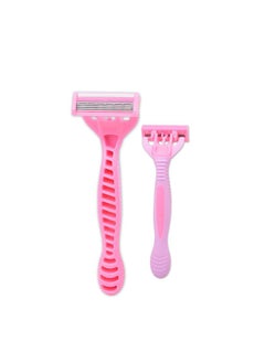 Max 2-Piece Ladies Premium Five Blade Razor Easy Use for Home（pink）  - Image 3
