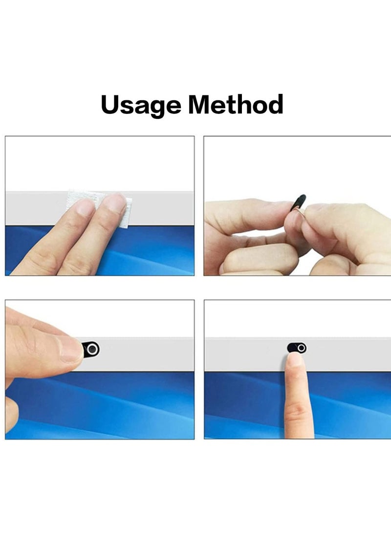 Webcam Cover Slide 8 Pcs Ultra-Thin Web Camera Cover Compatible with MacBook,Laptop,PC,Computer,iMac,iPad, iPhone Cell Phone Camera Blocker Slider - Image 5