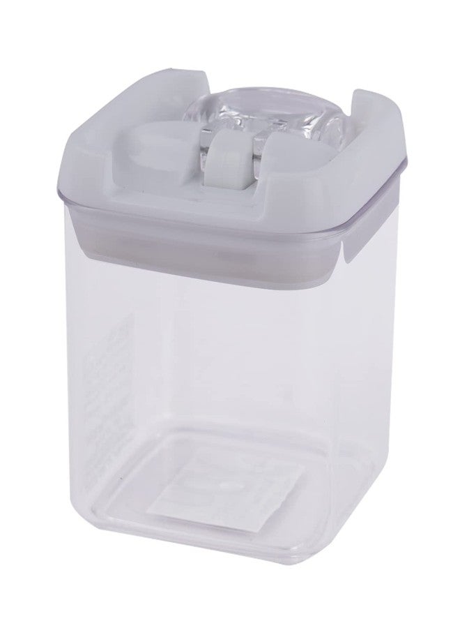 Felli®️ Flip-Tite Acrylic Airtight Food Storage Container With Flip Lid - 270ml | Leak Proof, BPA Free Plastic Container For Kitchen | Easy To Open Ring Handle | Stackable Multipurpose Jar Canister - Image 5