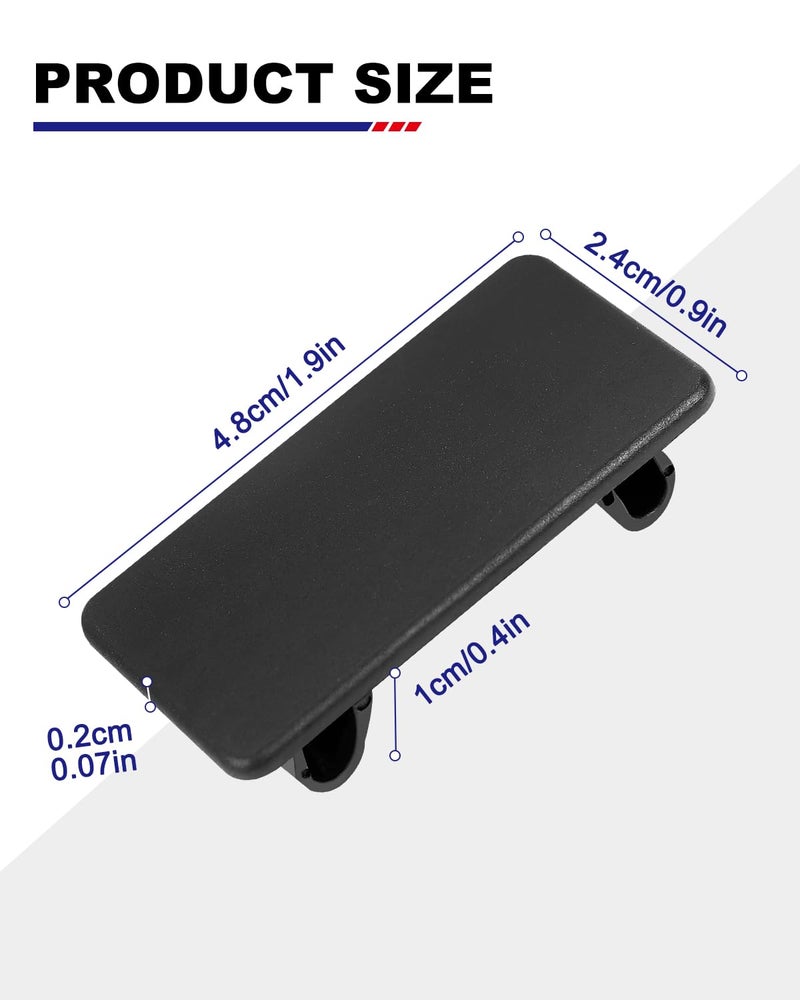 AutoEC 8pcs Rocker Switch Panel Cover, Automotive Toggle Switch Hole Cover for Empty Slot, Hole Rocker Panel Cover Rocker Switch Bracket Filler Plug - Image 3
