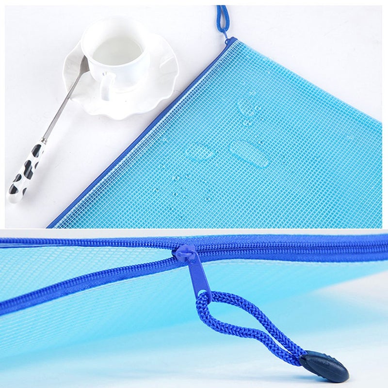 Bilipala Small Zipper Envelope Document Storage Pouch Bag Invoice Holder Organizer for Budget, Check, Pencil, 5 Counts - Image 5