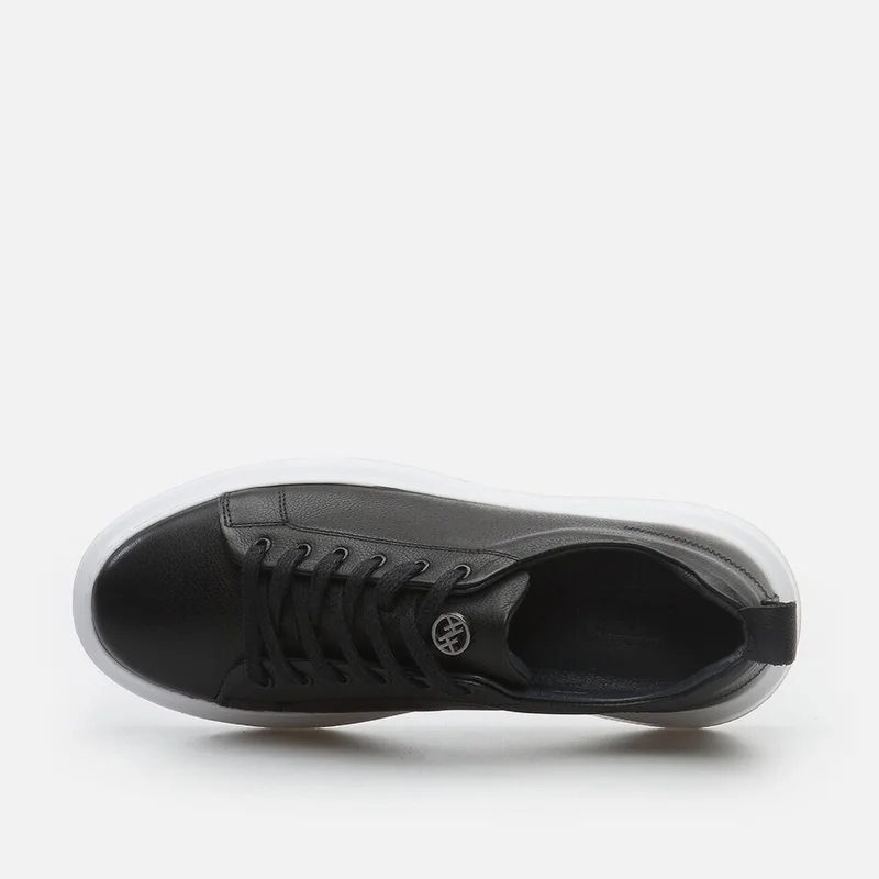 Hotiç 02Ayh281320A100 Khaki Leather Black Men's Sports Shoes