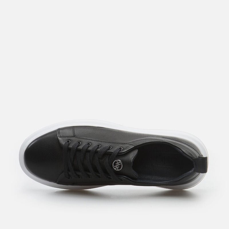 Hotiç 02Ayh281320A100 Khaki Leather Black Men's Sports Shoes  - Image 2