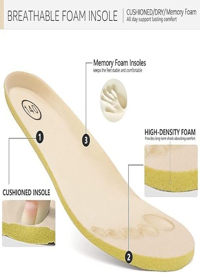 MORENDL Toddler Sock Shoes Baby Walking Shoes Infant Slippers Boys & Girls Non-Slip Sneakers Beige Flower 15-18 Months - Image 4