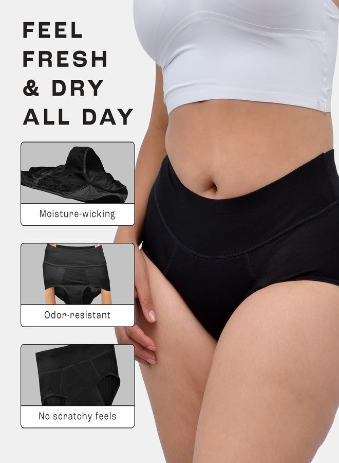 Bambody Absorbent Panty, 5th Gen - XX-Large, 3 Pack (Black - Image 3