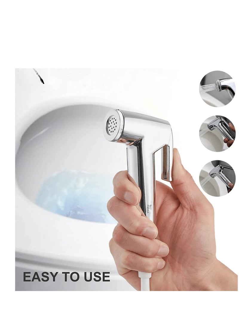 ABBASALI Hand Held Solid Brass Chrome Bidet Toilet Sprayer Bathroom Hand Shower  - Image 3