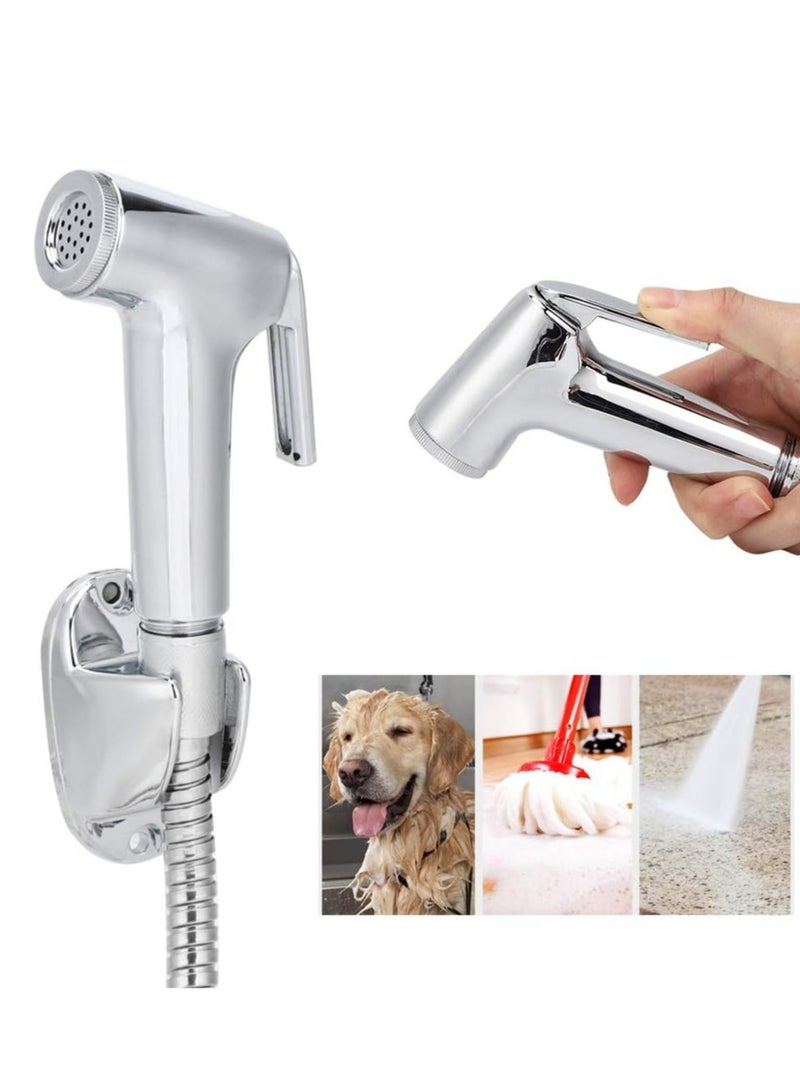 ABBASALI Hand Held Solid Brass Chrome Bidet Toilet Sprayer Bathroom Hand Shower  - Image 4